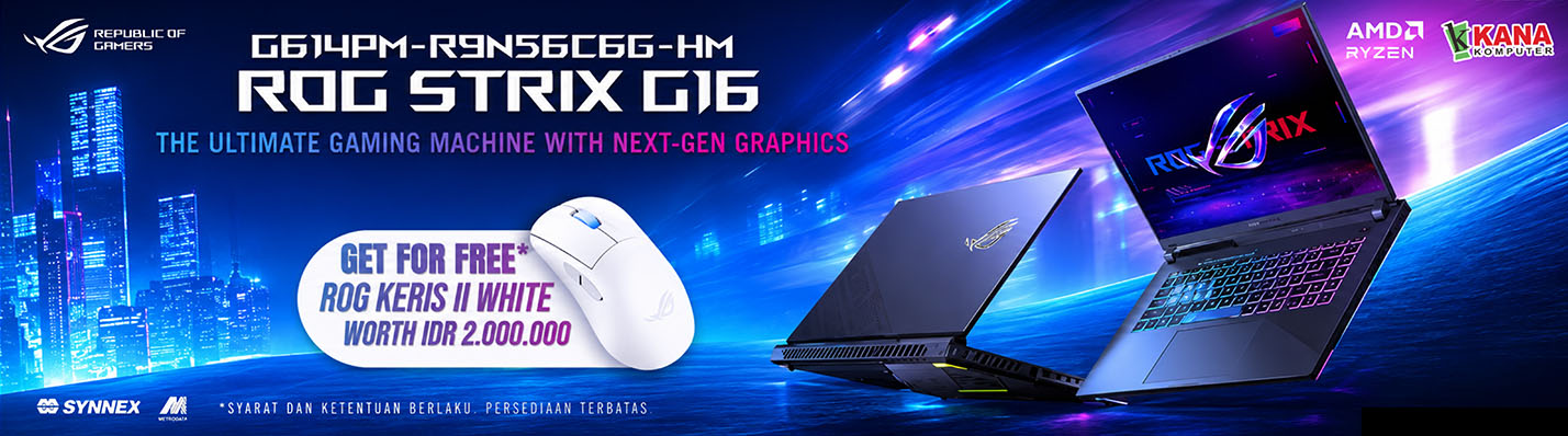 Promo Asus ROG Strix G16 G614PM Mouse Asus ROG Keris II White