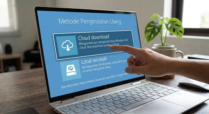 Cloud download / Local reinstall