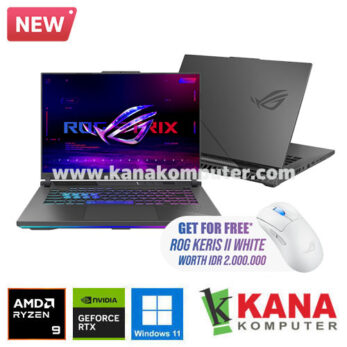 Asus ROG Strix G16 G614PM R9N56C6G HM Free Mouse ROG Keris II