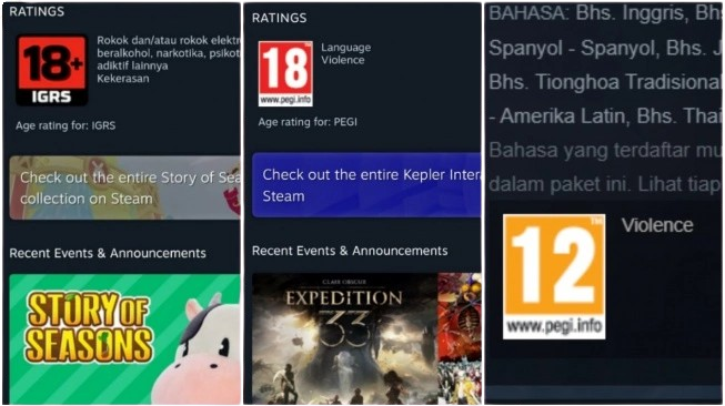 Indonesia Game Rating System vs Steam: Kenapa Banyak Game Salah Rating? Ini Penyebab Utamanya