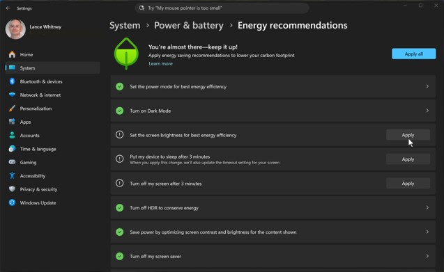 Smart Battery Optimization