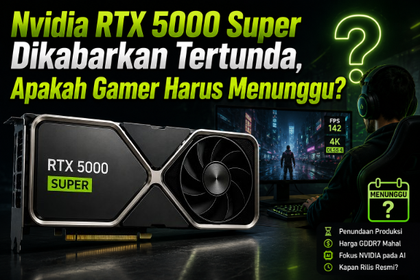 Nvidia RTX 5000 Super Dikabarkan Tertunda, Apakah Gamer Harus Menunggu?