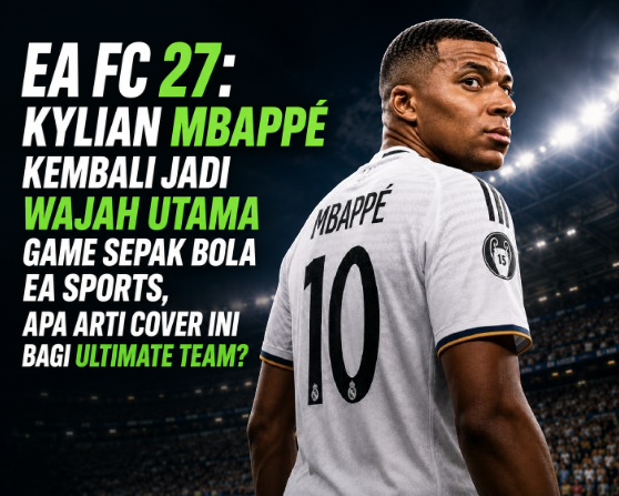 EA FC 27: Kylian Mbappé Kembali Jadi Wajah Utama Game Sepak Bola EA Sports, Apa Arti Cover Ini bagi Ultimate Team? @