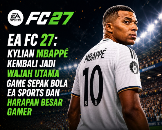 EA FC 27: Kylian Mbappé Kembali Jadi Wajah Utama Game Sepak Bola EA Sports dan Harapan Besar Gamer