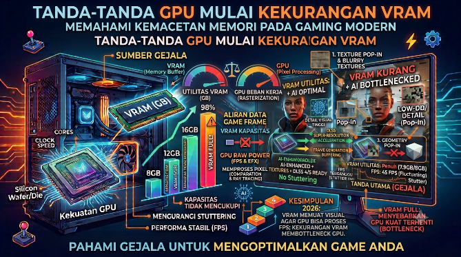 Tanda-Tanda GPU Mulai Kekurangan VRAM