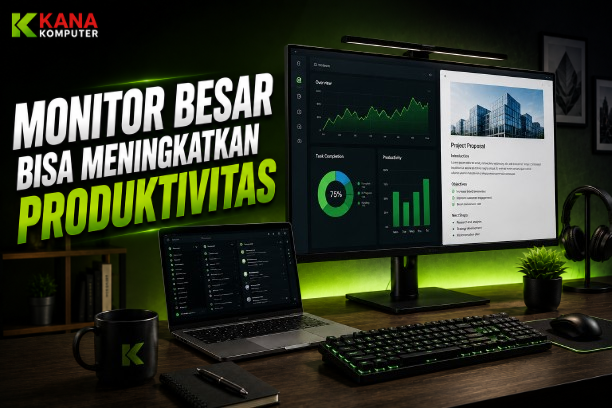 Monitor Besar Bisa Meningkatkan Produktivitas
