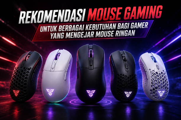 Rekomendasi Mouse Gaming untuk Berbagai Kebutuhan bagi Gamer yang Mengejar Mouse Ringan