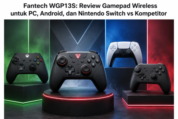 Fantech WGP13S: Review Gamepad Wireless untuk PC, Android, dan Nintendo Switch vs Kompetitor