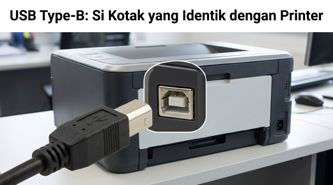 USB Type-B: Si Kotak yang Identik dengan Printer