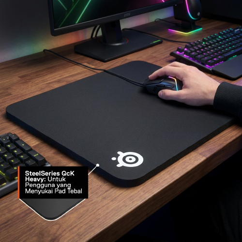 SteelSeries QcK Heavy: Untuk Pengguna yang Menyukai Pad Tebal