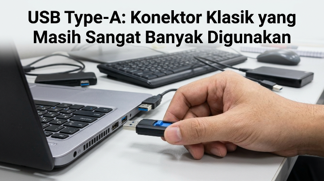 USB Type-A: Konektor Klasik yang Masih Sangat Banyak Digunakan