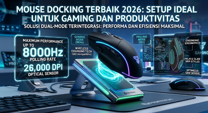 Mouse Docking Terbaik 2026: Setup Ideal untuk Gaming dan Produktivitas