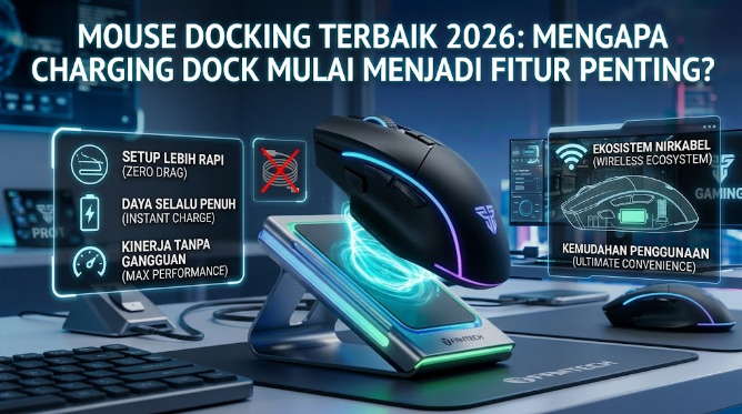 Mouse Docking Terbaik 2026: Mengapa Charging Dock Mulai Menjadi Fitur Penting?