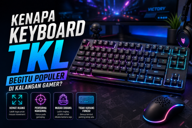 Kenapa Keyboard TKL Begitu Populer di Kalangan Gamer?