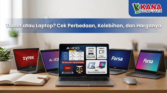 Tablet atau Laptop