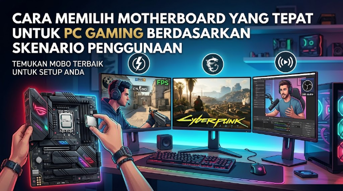 Cara Memilih Motherboard yang Tepat untuk PC Gaming Berdasarkan Skenario Penggunaan