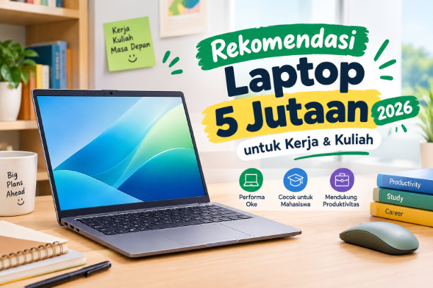 Rekomendasi Laptop 5 Jutaan