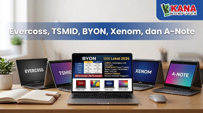 Evercoss, TSMID, BYON, Xenom, dan A-Note