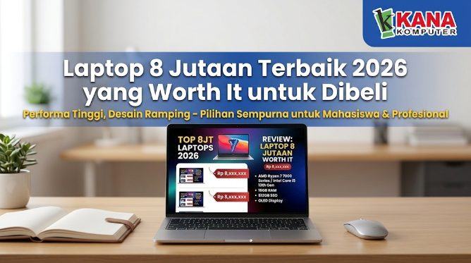 Laptop 8 Jutaan