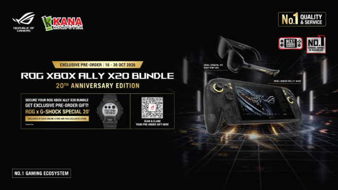 Spesifikasi Lengkap ROG Xbox Ally X20 Bundle