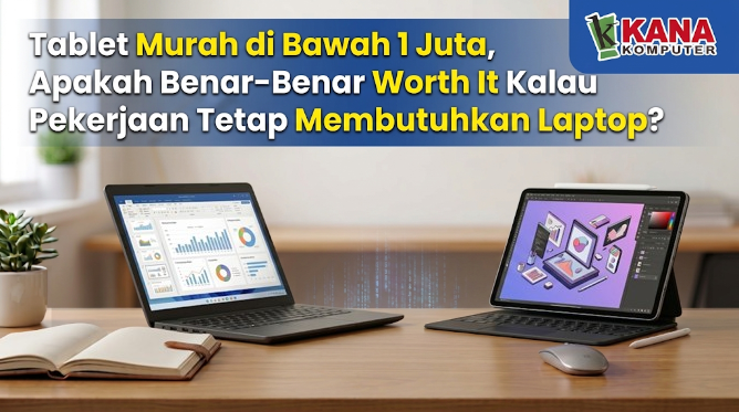 Tablet Murah di Bawah 1 Juta, Apakah Benar-Benar Worth It Kalau Pekerjaan Tetap Membutuhkan Laptop