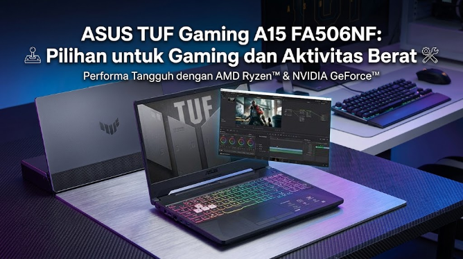 ASUS TUF Gaming A15 FA506NF: Pilihan untuk Gaming dan Aktivitas Berat